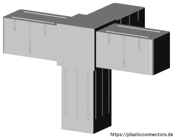 Kunststoffverbinder 3D4 V25 X2S
