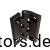 Kunststoff-Scharnier 102x79x10mm