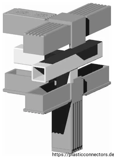 Kunststoff-Verbinder 3D4 V30 MS