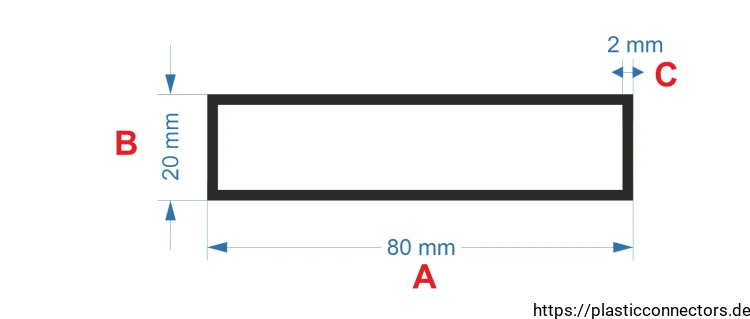 Aluminiumprofil Rechteckrohr Abmessungen 80x20mm.png