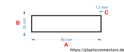 Aluminiumprofil Rechteckrohr Abmessungen 80x20mm thin.png